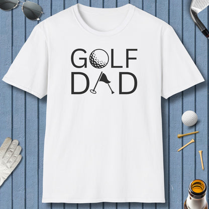Golf Dad - Adult Golf T-Shirt in White