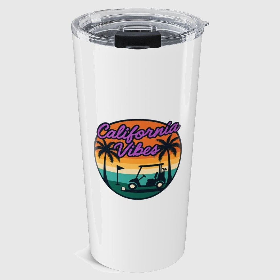 Golf Vibes - California Coast Edition - 20oz Tumbler in White