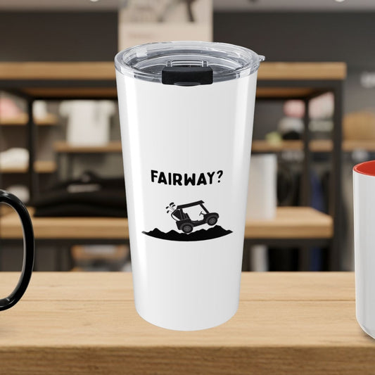 Fairway? - 20oz Tumbler in White