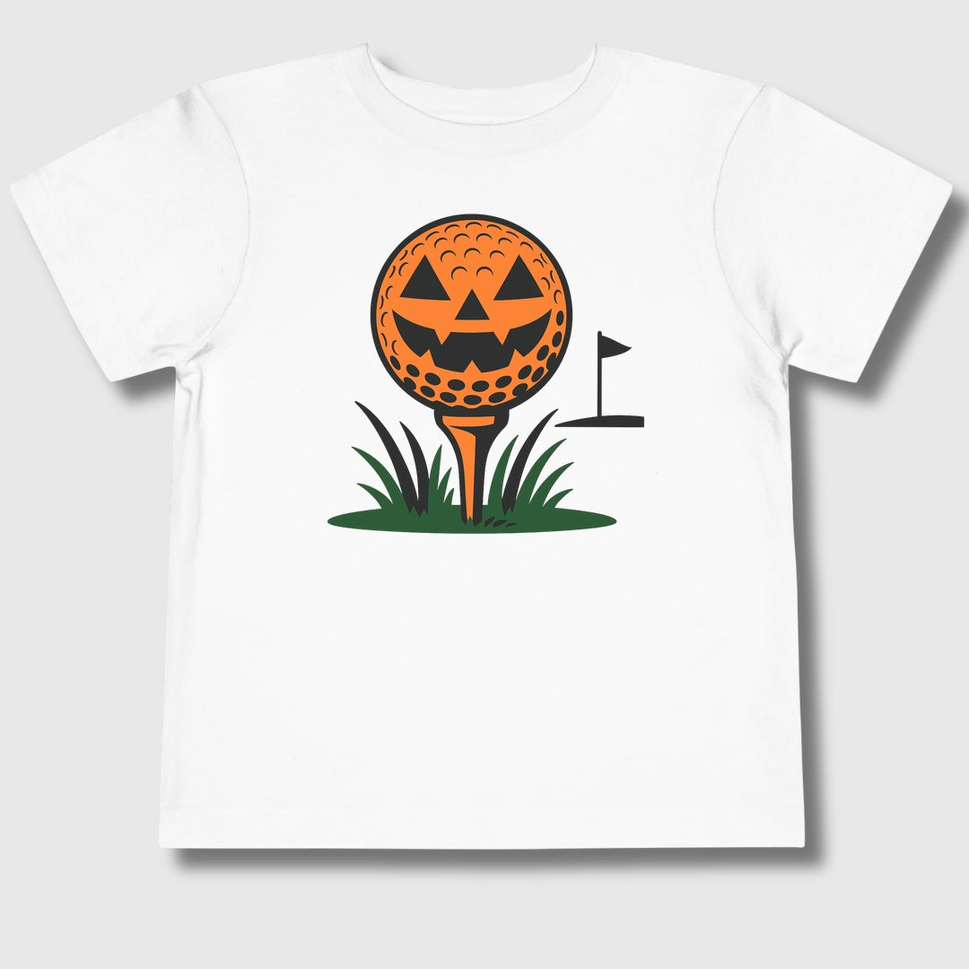 Tee Time Terror - Toddler Golf T-Shirt in White