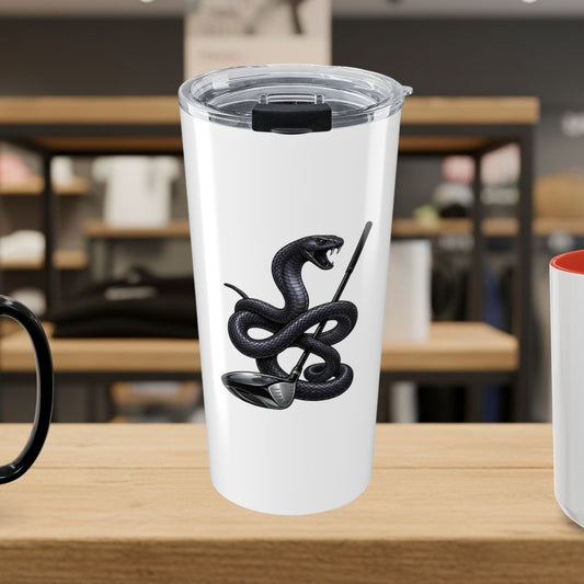 Strike Position - Mamba - 20oz Tumbler in White