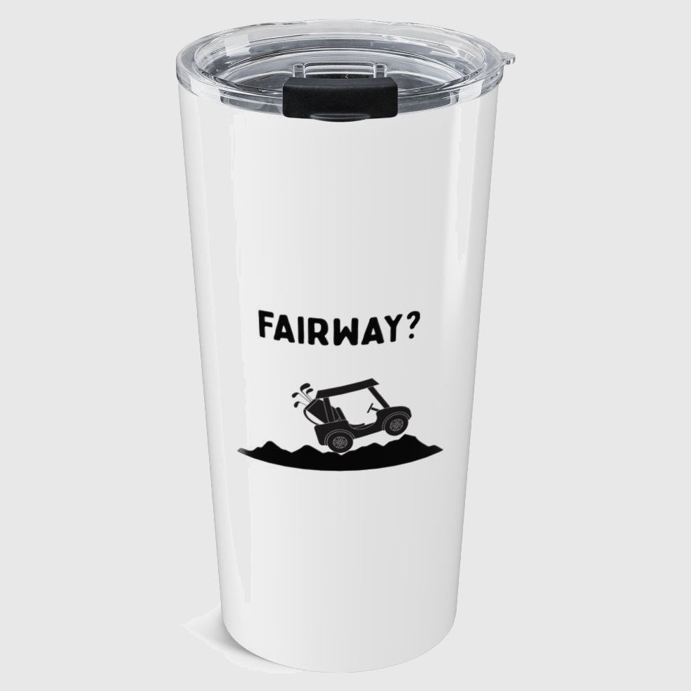 Fairway? - 20oz Tumbler in White