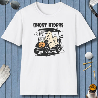 Ghost Riders - Adult Golf T-Shirt in White