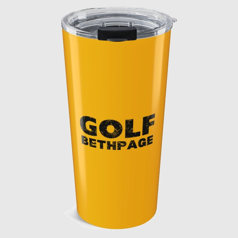 Golf Bethpage - 20oz Tumbler in Yellow