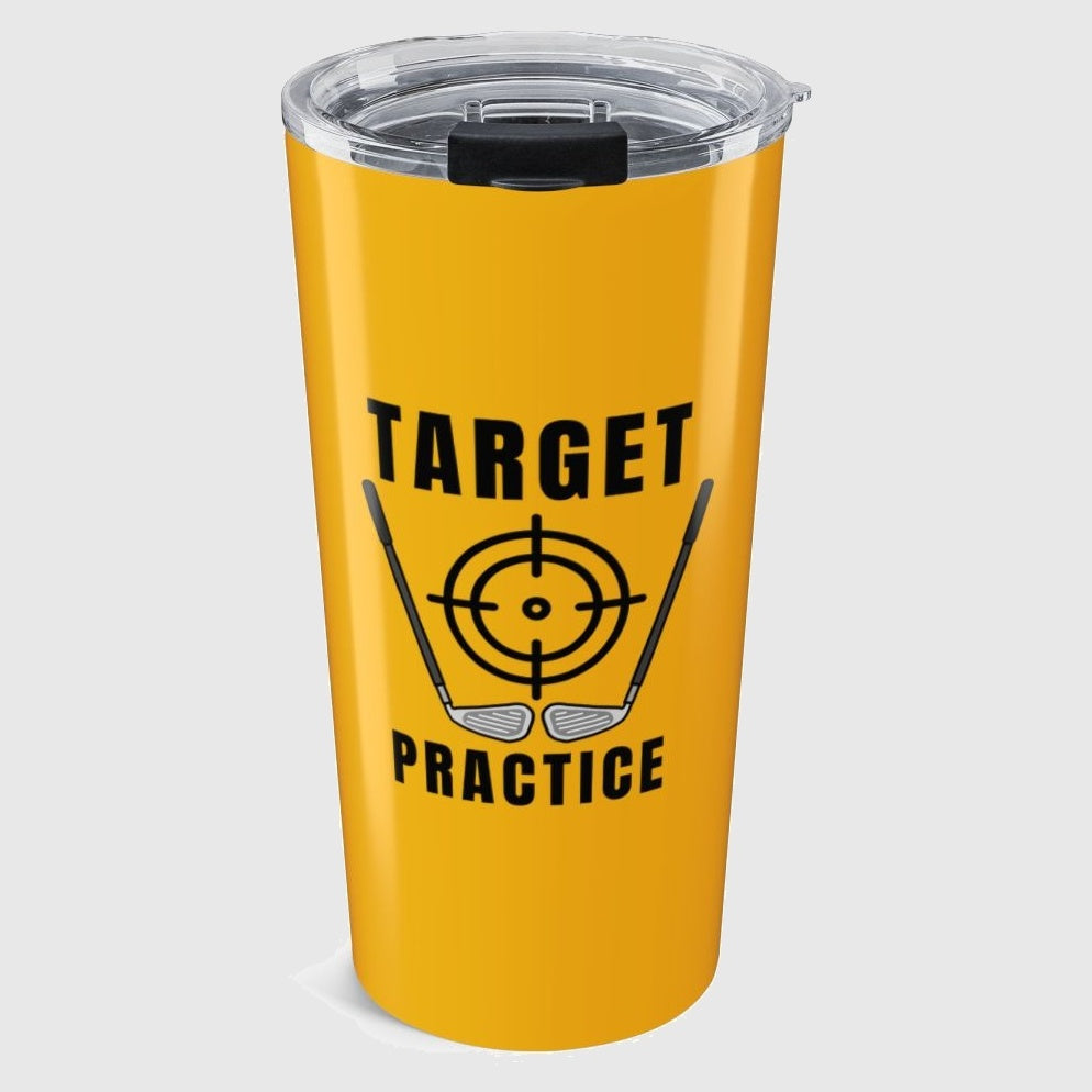 Target Practice - 20oz Tumbler in Yellow