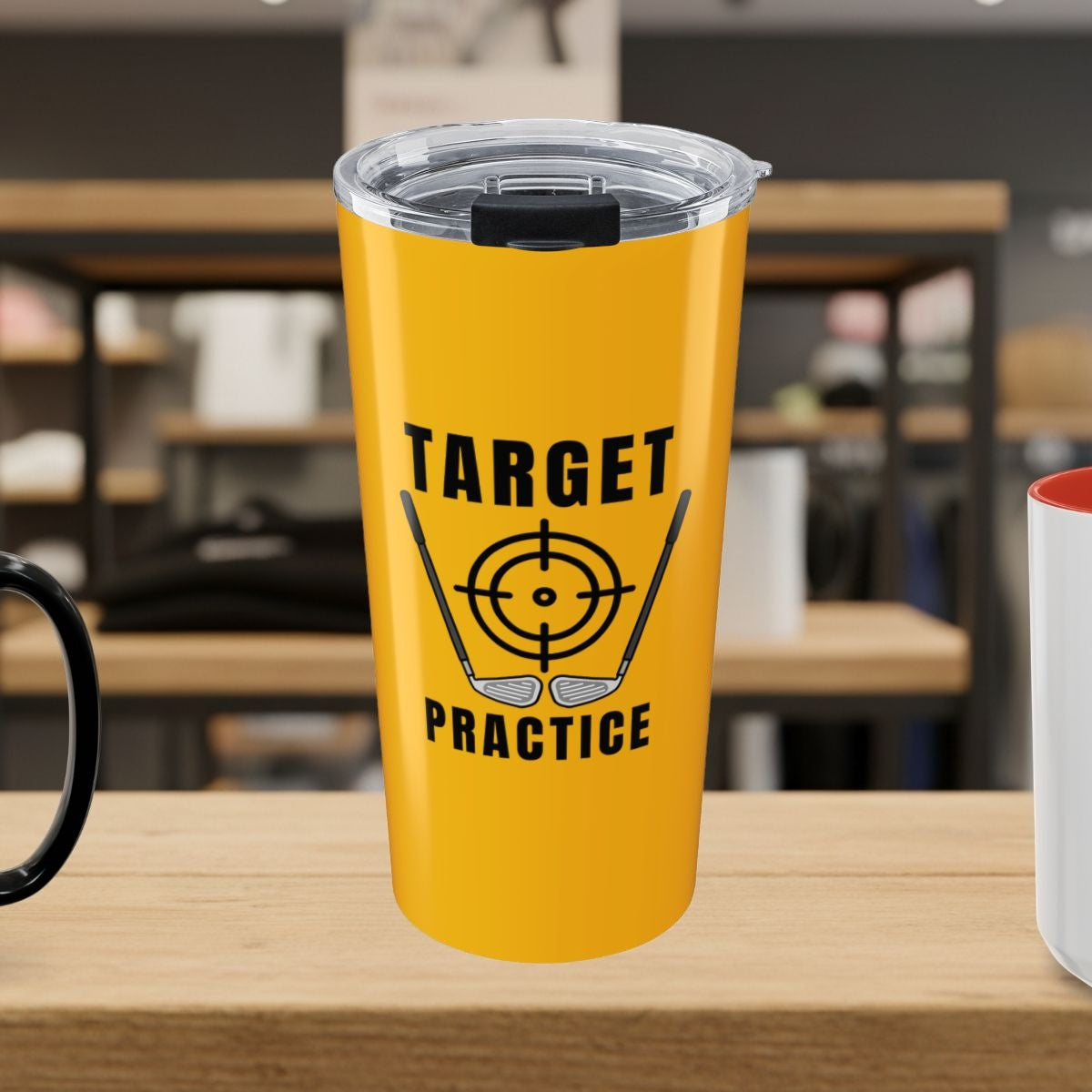 Target Practice - 20oz Tumbler in Yellow