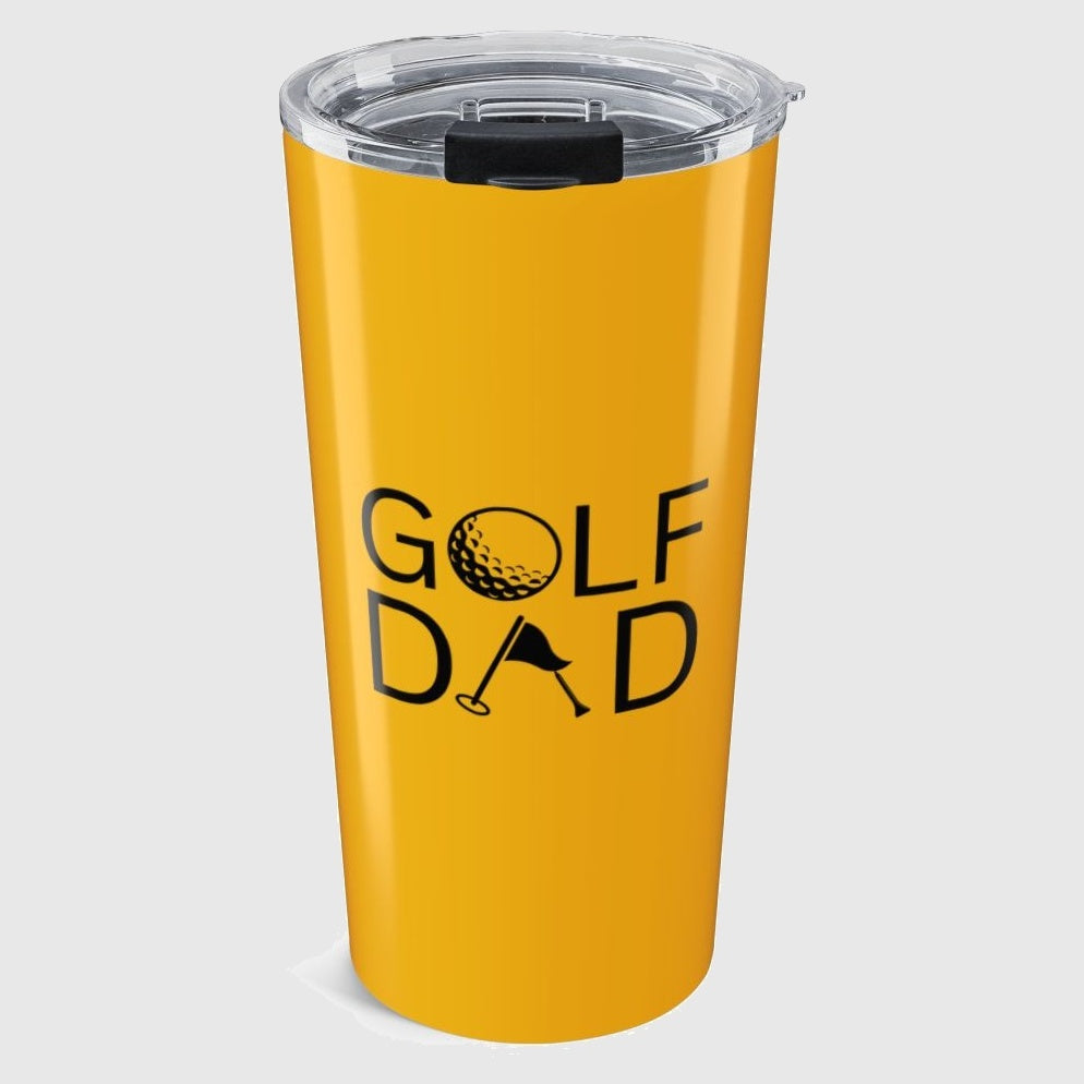 Golf Dad - 20oz Tumbler in Yellow