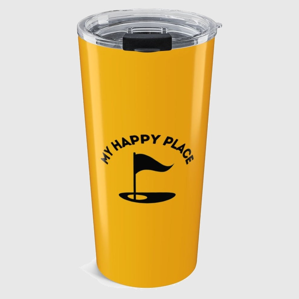 My Happy Place - 20oz Tumbler in Yellow