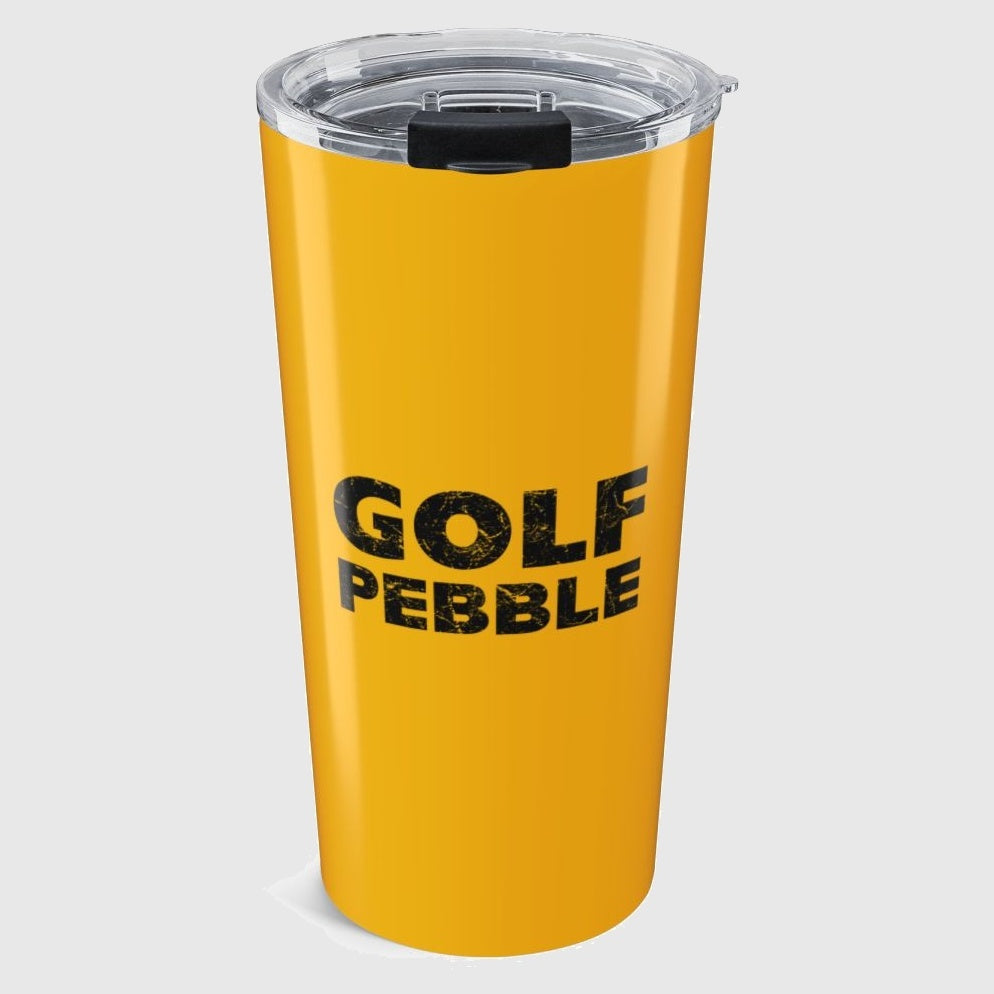 Golf Pebble - 20oz Tumbler in Yellow