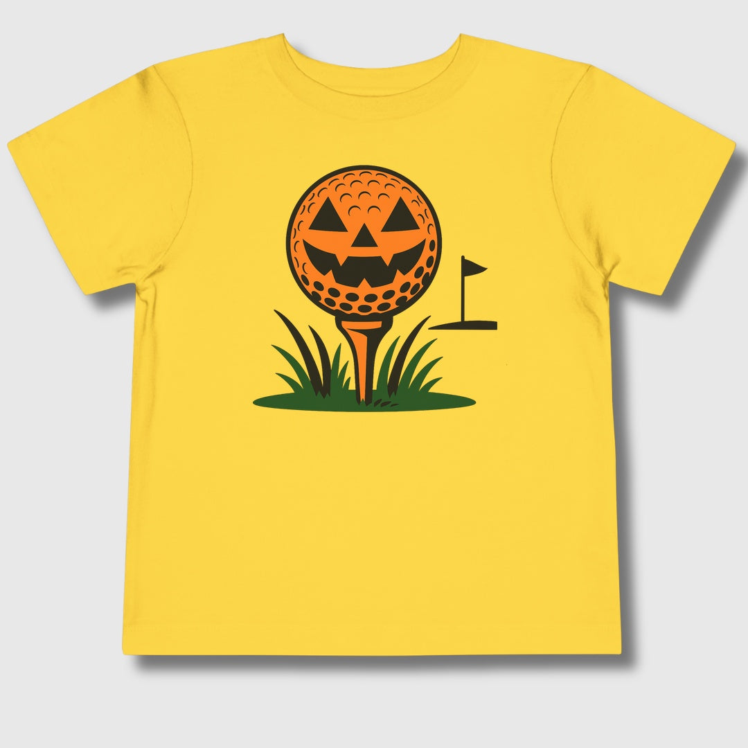 Tee Time Terror - Toddler Golf T-Shirt in Yellow