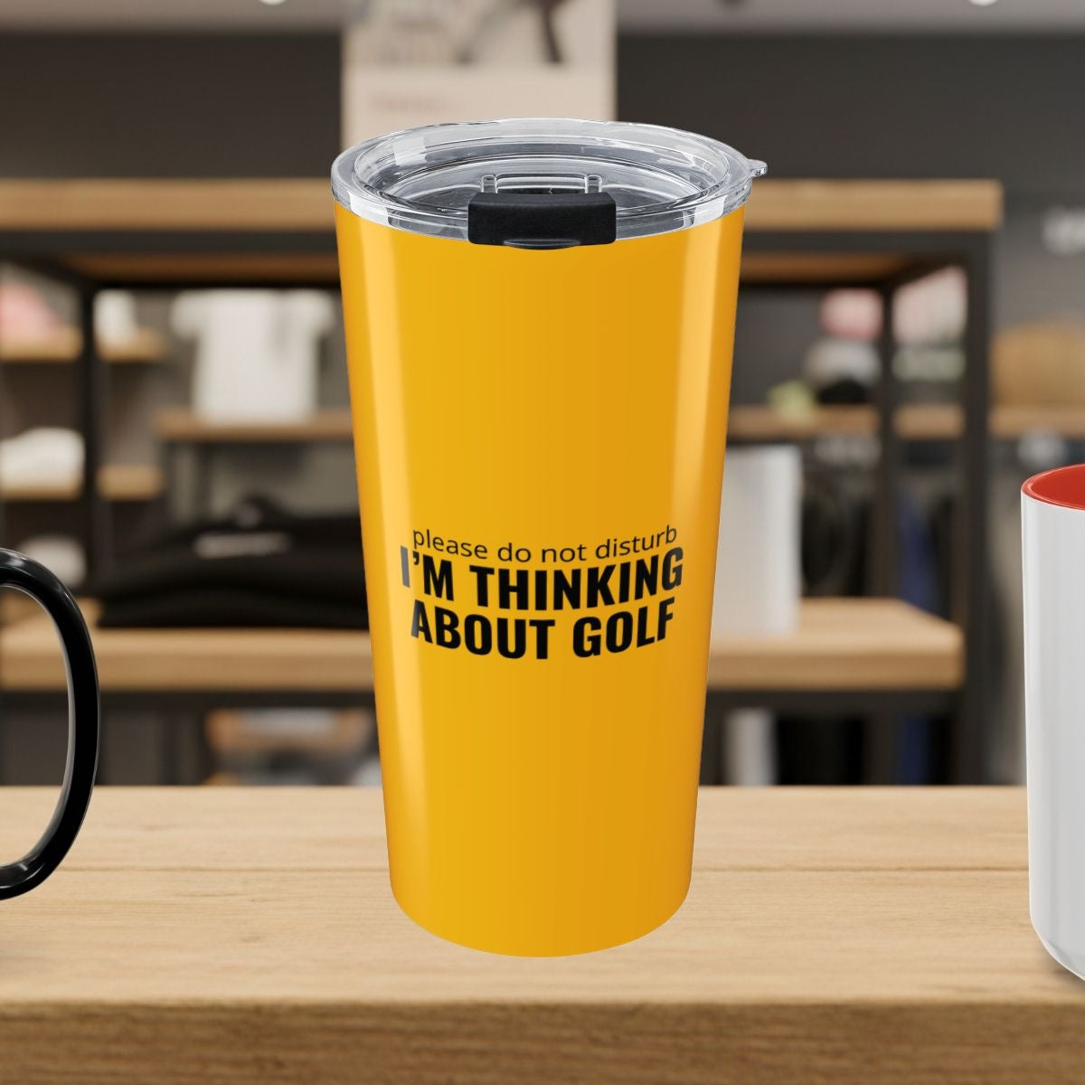 Do Not Disturb - 20oz Tumbler in Yellow