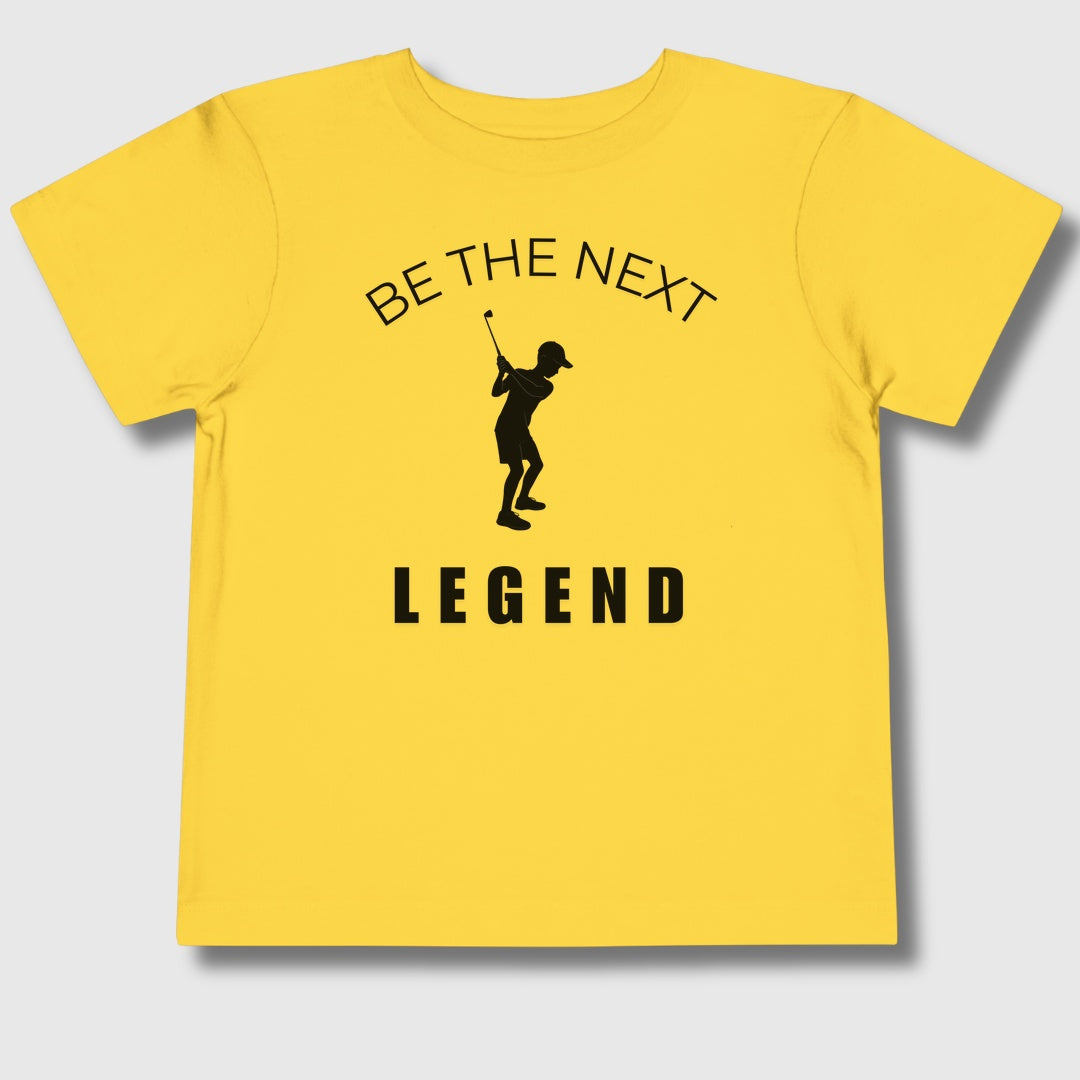 BE THE NEXT LEGEND (Boys) - Toddler Golf T-Shirt in Yellow